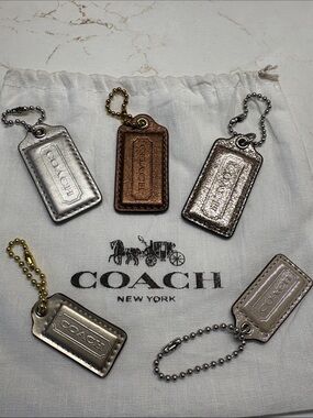 Coach Hangtag Metallic Bundle